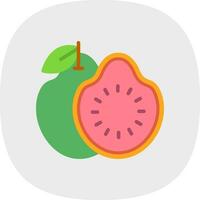 guayaba vector icono diseño