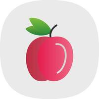 Peach Vector Icon Design