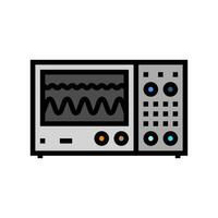 oscilloscope electrical engineer color icon vector illustration