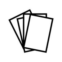 tracing paper embroidery hobby line icon vector illustration