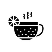 hot drink glyph icon vector illustration