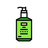 hand sanitizer hygiene color icon vector illustration