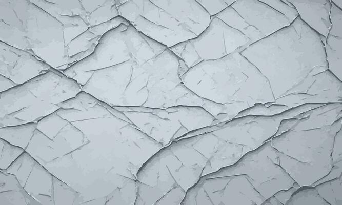 Dry soil surface cracked ground texture background. gray dry soil surface vector