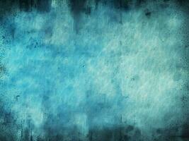 Vintage blue grunge background design photo