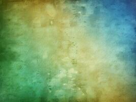 Grunge blue and green background photo