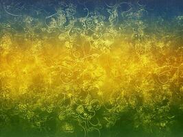 Golden gradient grunge effect background design photo