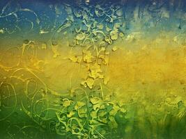 Golden gradient grunge effect background design photo