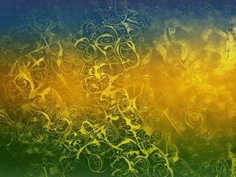 Golden gradient grunge effect background design photo