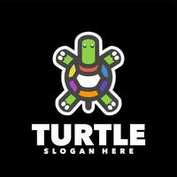 Turtle simple logo vector