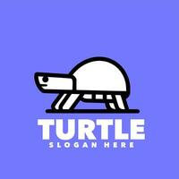 Turtle line art design vector