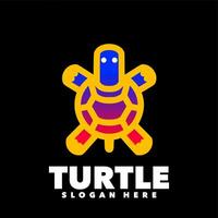 diseño de logo de tortuga vector