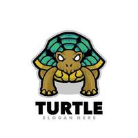 Turtle simple mascot vector