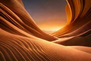 Mysterious golden nebula swirls in Antelope Canyon photo