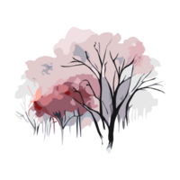 Aquarell violett oder lila Blumen Gemälde Sammlung, transparent Hintergrund, png. handgemalt Jahrgang retro Blumen Illustration zum T-Shirts, Buch Abdeckungen, und drucken Medien Dekorationen png