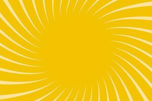 Sun rays background, psychedelic wavy retro 60s 70s design. Fun hippie background. Vector wallpaper templates. Circus poster template