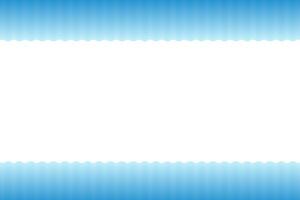 Blue waves with gradient decorative frame border, vector design template, abstract water waves