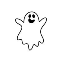 Ghost icon vector. Phantom illustration sign. Specter symbol. Halloween logo. Spirit mark. vector