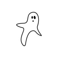 Ghost icon vector. Phantom illustration sign. Specter symbol. Halloween logo. Spirit mark. vector