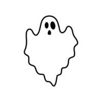 Ghost icon vector. Phantom illustration sign. Specter symbol. Halloween logo. Spirit mark. vector