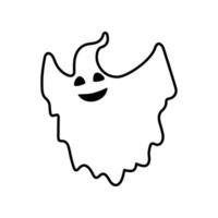 fantasma icono vector. fantasma ilustración signo. espectro símbolo. Víspera de Todos los Santos logo. espíritu marca. vector