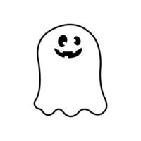 Ghost icon vector. Phantom illustration sign. Specter symbol. Halloween logo. Spirit mark. vector