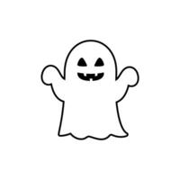 Ghost icon vector. Phantom illustration sign. Specter symbol. Halloween logo. Spirit mark. vector