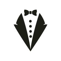 Tuxedo icon vector. Dinner jacket illustration sign. tux symbol or logo. vector