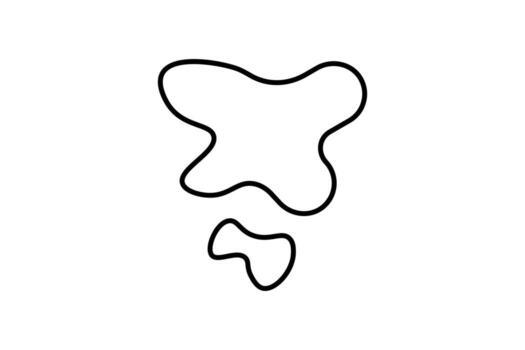 Paint Splatter icon. icon related to painting. line icon style. Simple vector design editable