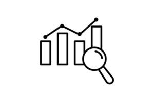 Inspection Icon. Icon related to survey. line icon style. Simple vector design editable