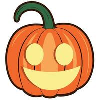 scary pumpkins halloween vector