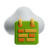 Remarque et la finance nuage illustration 3d png