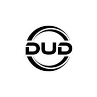 DUD Logo Design, Inspiration for a Unique Identity. Modern Elegance and Creative Design. Watermark Your Success with the Striking this Logo. vector