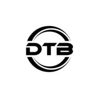 dtb logo diseño, inspiración para un único identidad. moderno elegancia y creativo diseño. filigrana tu éxito con el sorprendentes esta logo. vector