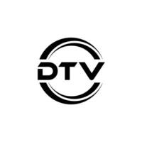 DTV Logo Design, Inspiration for a Unique Identity. Modern Elegance and Creative Design. Watermark Your Success with the Striking this Logo. vector