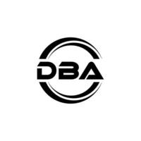 DBA Logo Design, Inspiration for a Unique Identity. Modern Elegance and Creative Design. Watermark Your Success with the Striking this Logo. vector