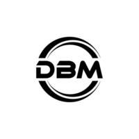 dbm logo diseño, inspiración para un único identidad. moderno elegancia y creativo diseño. filigrana tu éxito con el sorprendentes esta logo. vector