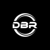 dbr logo diseño, inspiración para un único identidad. moderno elegancia y creativo diseño. filigrana tu éxito con el sorprendentes esta logo. vector