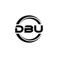 DBU Logo Design, Inspiration for a Unique Identity. Modern Elegance and Creative Design. Watermark Your Success with the Striking this Logo. vector