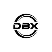 dbx logo diseño, inspiración para un único identidad. moderno elegancia y creativo diseño. filigrana tu éxito con el sorprendentes esta logo. vector