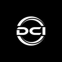 DCI Logo Design, Inspiration for a Unique Identity. Modern Elegance and Creative Design. Watermark Your Success with the Striking this Logo. vector