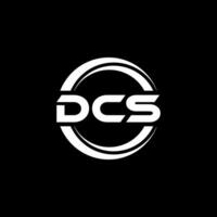 DCS Logo Design, Inspiration for a Unique Identity. Modern Elegance and Creative Design. Watermark Your Success with the Striking this Logo. vector