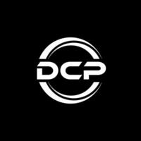 DCP Logo Design, Inspiration for a Unique Identity. Modern Elegance and Creative Design. Watermark Your Success with the Striking this Logo. vector