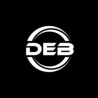 DEB Logo Design, Inspiration for a Unique Identity. Modern Elegance and Creative Design. Watermark Your Success with the Striking this Logo. vector