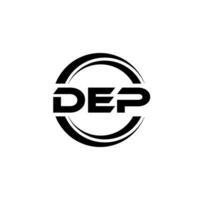 DEP Logo Design, Inspiration for a Unique Identity. Modern Elegance and Creative Design. Watermark Your Success with the Striking this Logo. vector