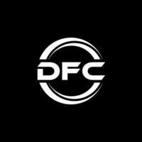 dfc logo diseño, inspiración para un único identidad. moderno elegancia y creativo diseño. filigrana tu éxito con el sorprendentes esta logo. vector