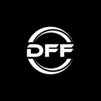 DFF Logo Design, Inspiration for a Unique Identity. Modern Elegance and Creative Design. Watermark Your Success with the Striking this Logo. vector