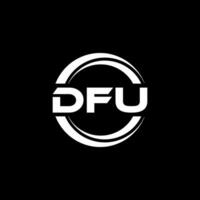 dfu logo diseño, inspiración para un único identidad. moderno elegancia y creativo diseño. filigrana tu éxito con el sorprendentes esta logo. vector