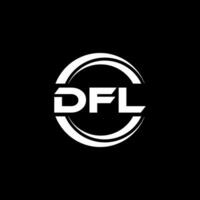 DFL Logo Design, Inspiration for a Unique Identity. Modern Elegance and Creative Design. Watermark Your Success with the Striking this Logo. vector