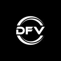 dfv logo diseño, inspiración para un único identidad. moderno elegancia y creativo diseño. filigrana tu éxito con el sorprendentes esta logo. vector