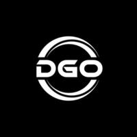 dgo logo diseño, inspiración para un único identidad. moderno elegancia y creativo diseño. filigrana tu éxito con el sorprendentes esta logo. vector